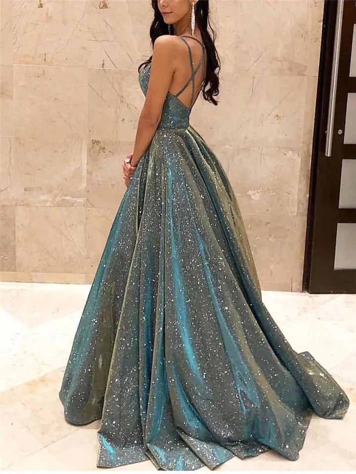 Evening wear Dresses: Women Strap Sleeveless High Waist