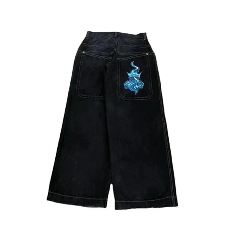 Y2K Jeans: Baggy jeans | Hip Hop Harajuku Streetwear Jeans