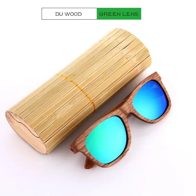 GM Men bamboo Wood Sunglasses Women Retro Vintage Polarized zebra Wooden Glasses Oculos De Sol Square Summer Goggle paper box