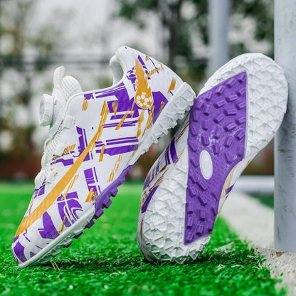 Soccer Shoes for Childrens TF/FG Outdoor Futsal Turf Training Boys Girl