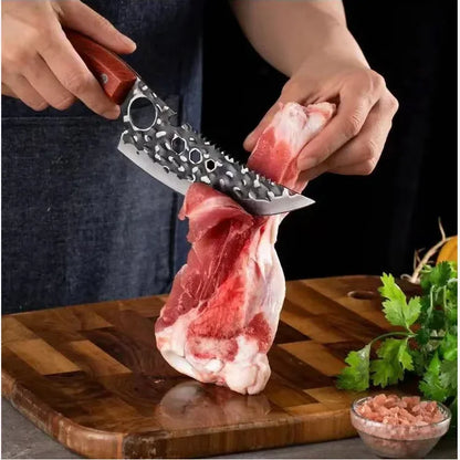 Sharp Chef Meat Cleaver Butcher Boning Knife Stainless Steel Slicing Meat Fish Fruit