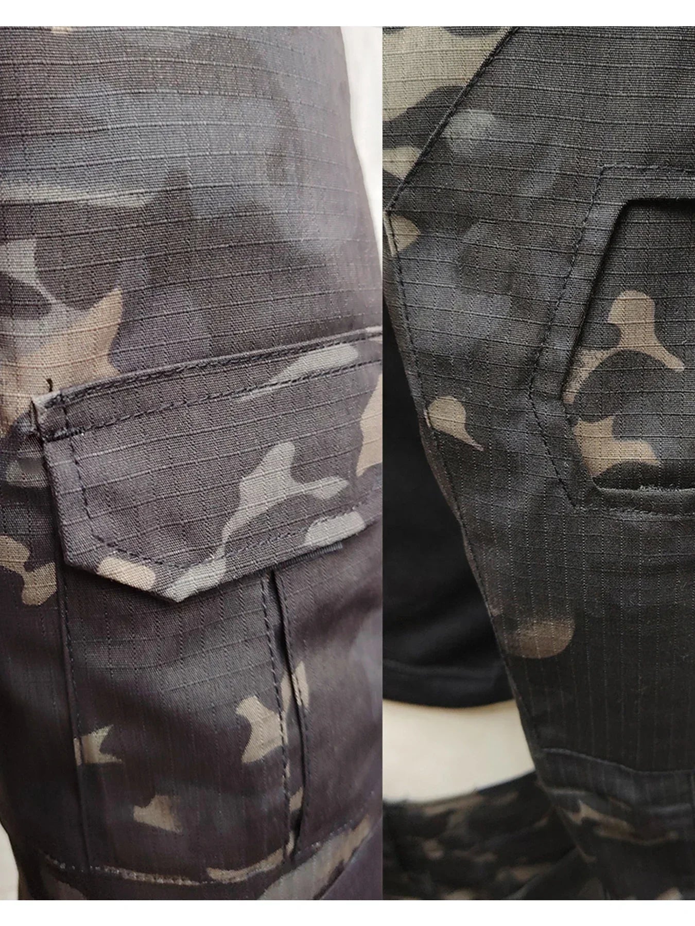 Camo Tactical Uniform Airsoft Ripstop Suit Multi Pocket Suits Hunting Pants Men Trainning Shirts Airsoft Paintball Clothes Sets