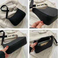 Women's Felt Design Luxury Handbag Women's Fashion Casual Handbag Crescent