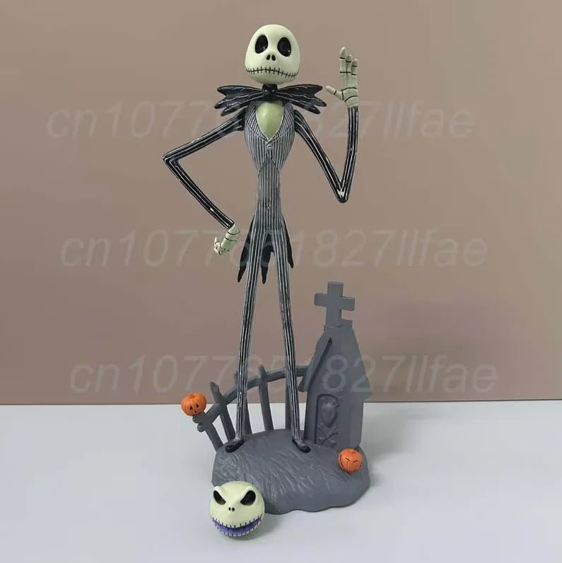 The Nightmare Before Christmas Jack Skellington Action Figure 12 Face Jack Jack Chair Special Version Model Toys Christmas Gift