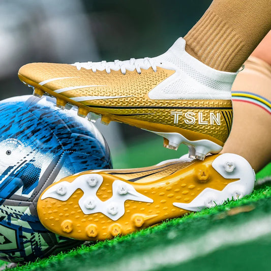 Golden Men's Football Boots Society Size 46 Superstar Soccer