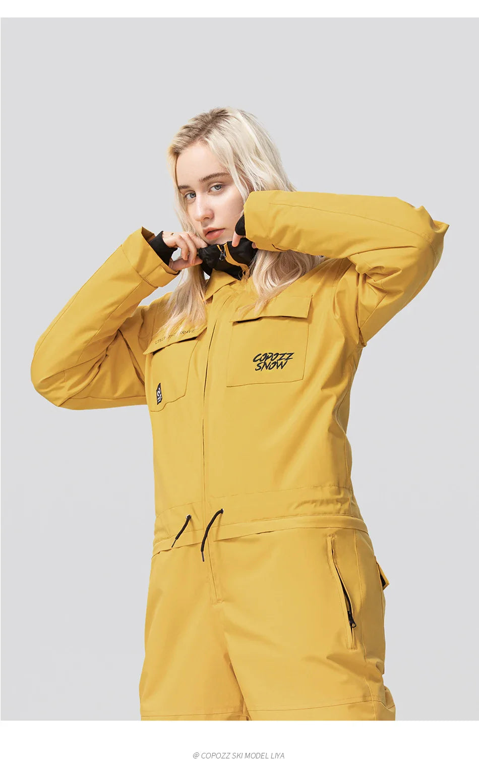 Thick Men Women One-Piece Ski Jumpsuit Outdoor Sports Snowboard Jacket Warm Jump Suit Waterproof Winter Clothes Overalls Hooded