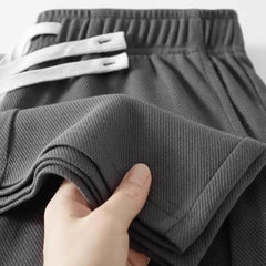 Heavy Duty Casual Chino Pants Men Loose Straight Sweatpants Male