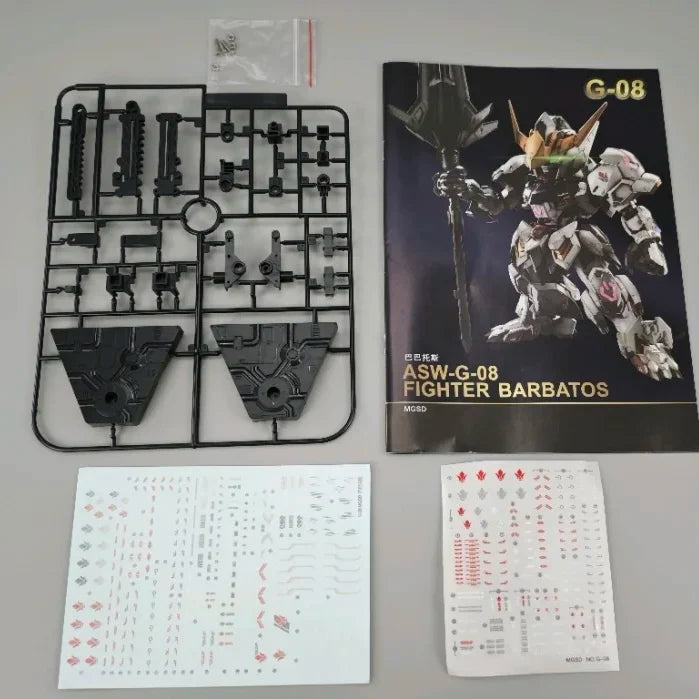 Barbatos Mgsd Assembly Model Kit Action Figures Comes With Water Decals Free Display Stand Desktop Decoration Boys Surprise Toys