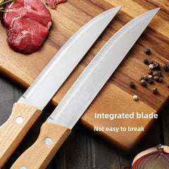 Cooking Knife Kitchen Supplies Wooden Handle Kitchen Fruit Knife Chef Knives Meat