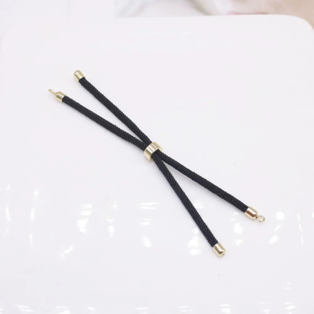 10PCS fashion luxury Wind Life Tree handmade DIY woven rope bracelet 3mm open loop buckle adjustable bracelet