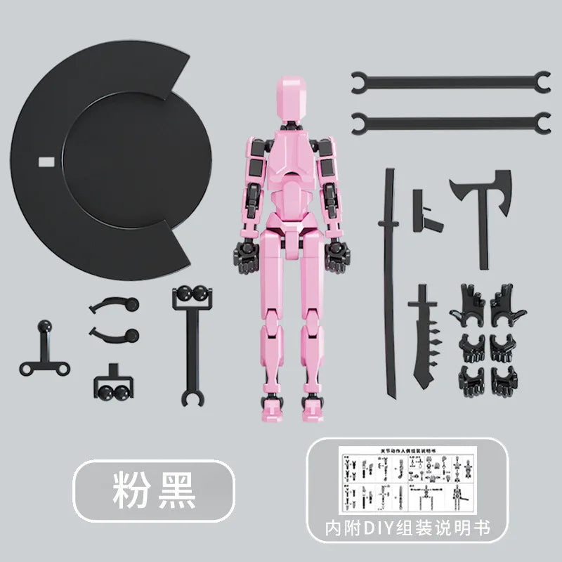 1PCS T13 Joints Figure Articulate Movable Dummy Doll Diy Assembly Toy 3D Printed Action Figure Stop Motion Animation Dummy Gift