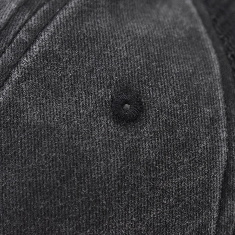 Vintage Washed Cotton Baseball Cap Women Men UV Protection Breathable Mesh Cap Visor Adjustable Hip Hop Caps