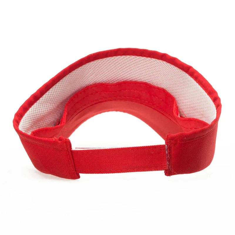 Empty Top Visor Cap Women Sunscreen Hats Man Cotton Snapback Cap Adjustable For Running Tennis Golf Unisex