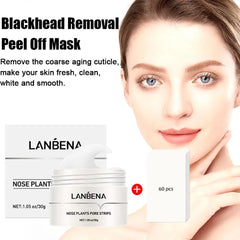 Blackhead Remover Cream Tearing Mask Set Plant Nose Pore Strips Acne Treatment Black Dots Peel Off Mud Mask Skin Care