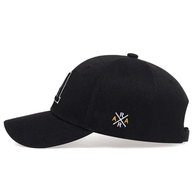 Unisex Letter Embroidery Baseball Cap Spring and Autumn Snapback Hat Adjustable Casual Cap Sunscreen Hat