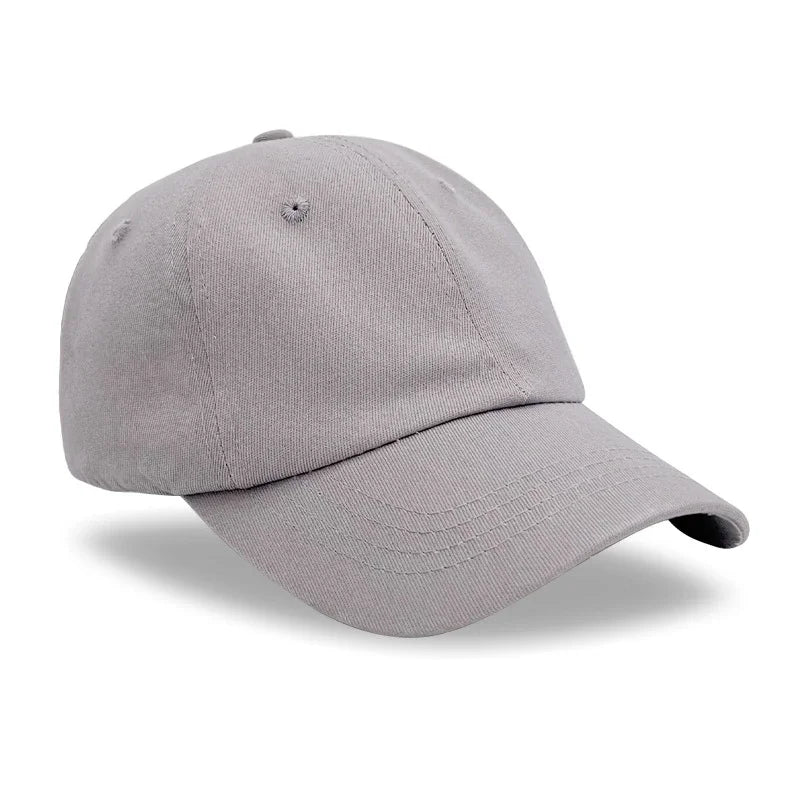 Custom Logo Hat For Women Men Soft Top Cotton Baseball Cap Adult Outdoor Adjustable Dad Hats Snapback Hat Summer Sports Sun Cap