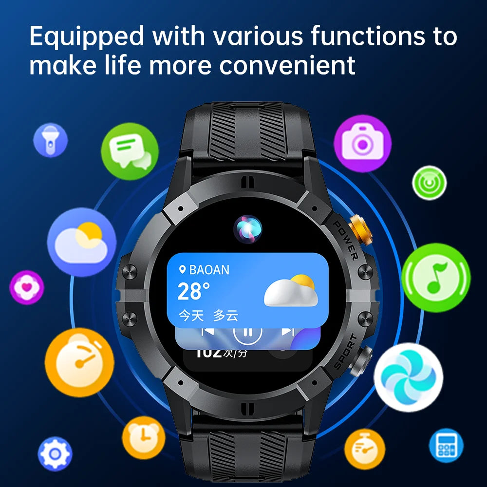 CUBOT C29 SmartWatch 1.52-inch 1ATM Waterproof Sport Watch for Men 410mAh Battery, Bluetooth Call, Heart Rate&24H Health Monitor