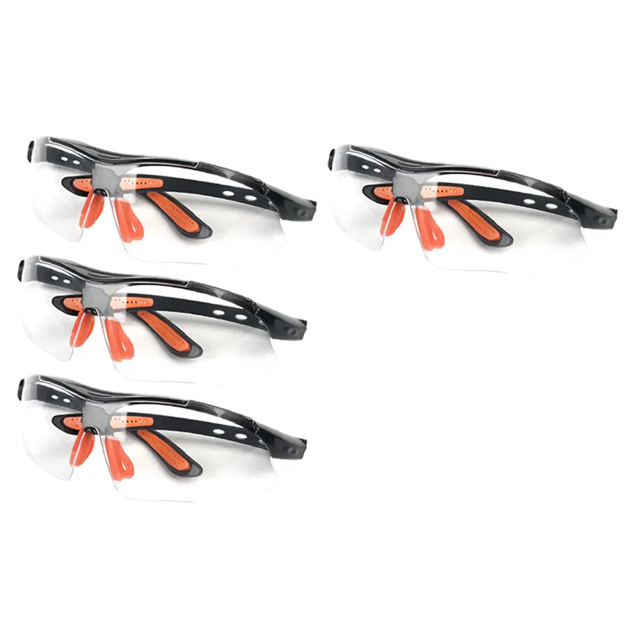 1/6PCS Safety Goggles Eye Glasses for Cycling Working Women Men Clear Eye Sand Prevention Anti-Splash Wind Dust Proof Eyewears