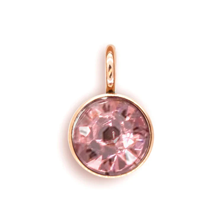 144Pcs/Lot Stainless Steel Birthstone Charms For Women Girl Pendant Earrings Bracelet Jewelry Gift Making DIY Accessories