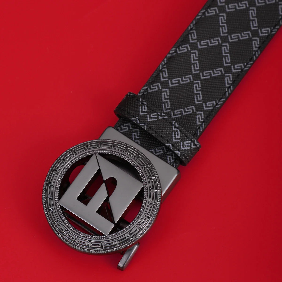 Men's PU Leather Belt with Alloy Buckle, Fashion Casual Business Accessory, Perfect Gift for Boyfriend Husband Father