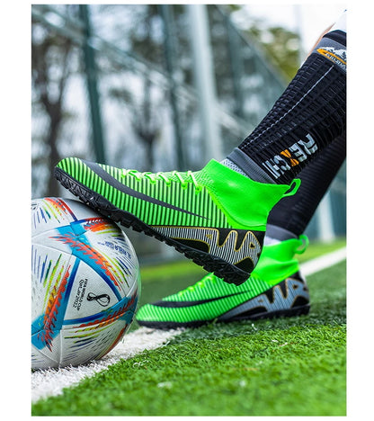 Professional Men Soccer Shoes FG/TF  Football Boots Cleats Breathable  Outdoor