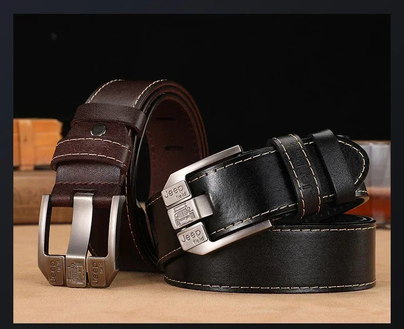 Men High Quality Genuine Leather Belt Luxury Brand Designer Belts Men Fashion Waist Straps for Jeans Trousers