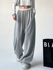 Wide Leg Sweatpants for Women Sport Pants Casual Sportswear Oversize