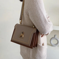 Brand Women Handbag Retro Bee Female Shoulder