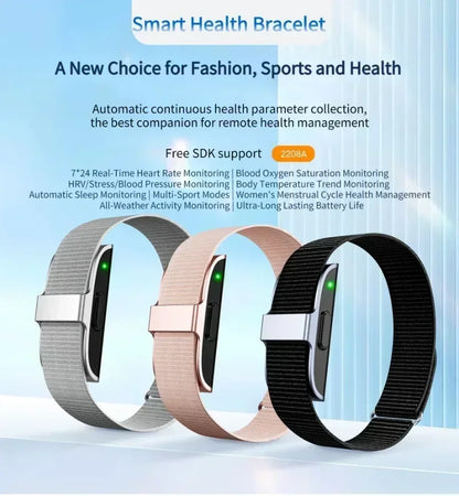 Smart Bracelet Heart Rate Blood Pressure Monitor Pedometer Waterproof Sport Fitness Tracker Men Women 2208A Electronic Bracelet