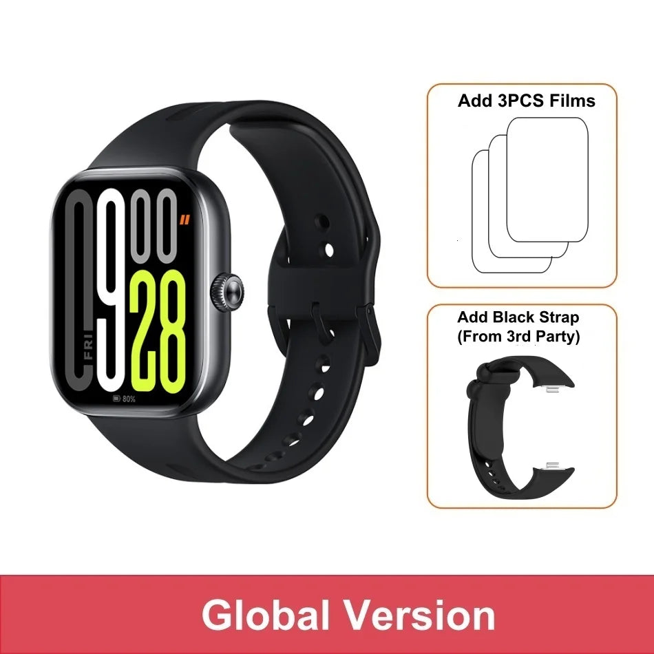 Global Version Xiaomi Redmi Watch 5 Smartwatch Bluetooth Phone Call 2.07'' Display 550mAh Battery Health Monitoring Sports Mode