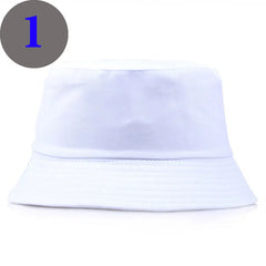 Unisexe Reversible Bucket Hats Man Women Cotton Fisherman Cap Girl Boy Daily