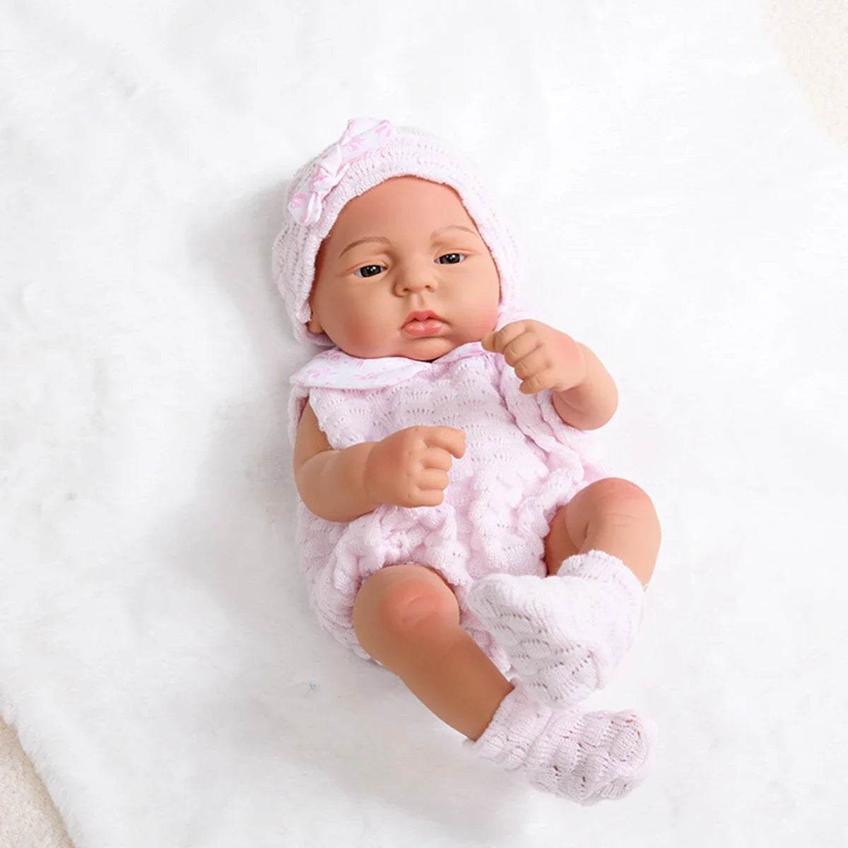 15.75inch 40cm Reborn Dolls Baby  Dolls Toys Girl Lifelike Reborn Dolls Full Body Vinyl Girl Doll Bebe Doll Toy Birthday Gift