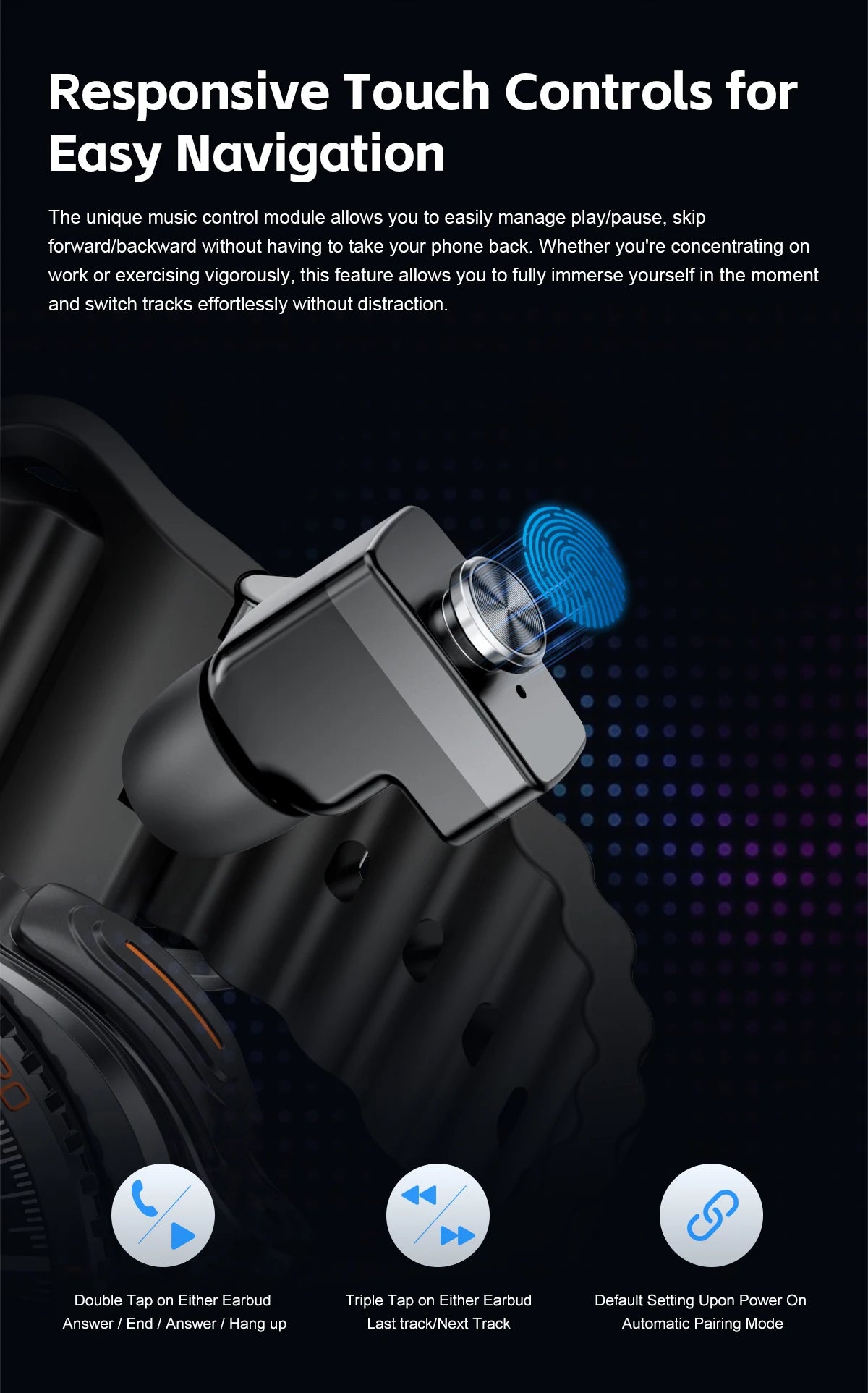 2025 New 2 in 1 Smart Watch With Earbuds Smartwatch 400MAH TWS Bluetooth Earphone Heart Rate Blood Oxygen Monitor Sports Watch