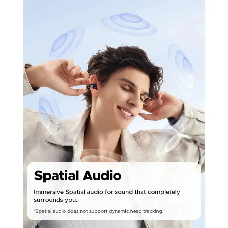 2026 Wireless Headset Bluetooth 5.4 Earplug Earphone PearlClip Pro Supports AI ENC clear Call Multipoint Connection And IPX5.