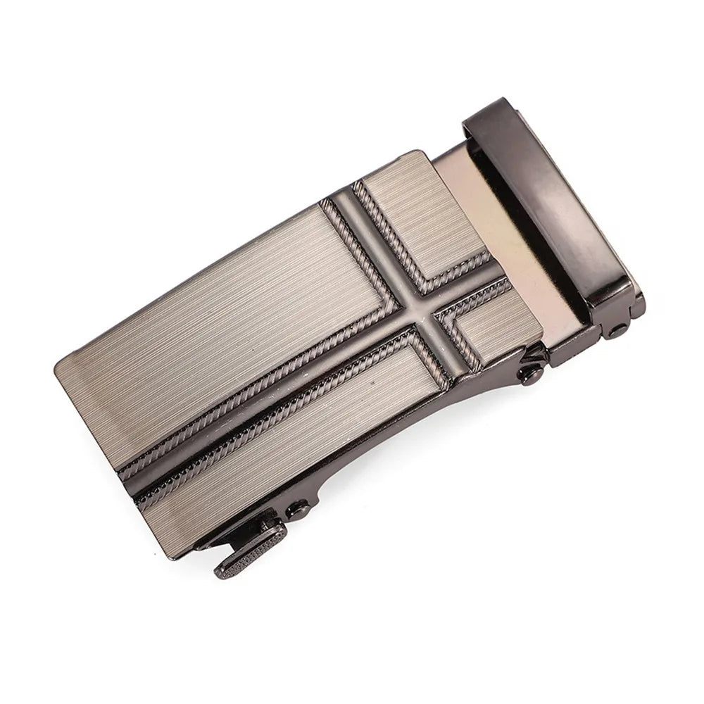 Automatic Buckle Belt Buckle Men's Belt Replacement Buckle Accessory for 3.2cm-3.5cm Width Automatic Belt