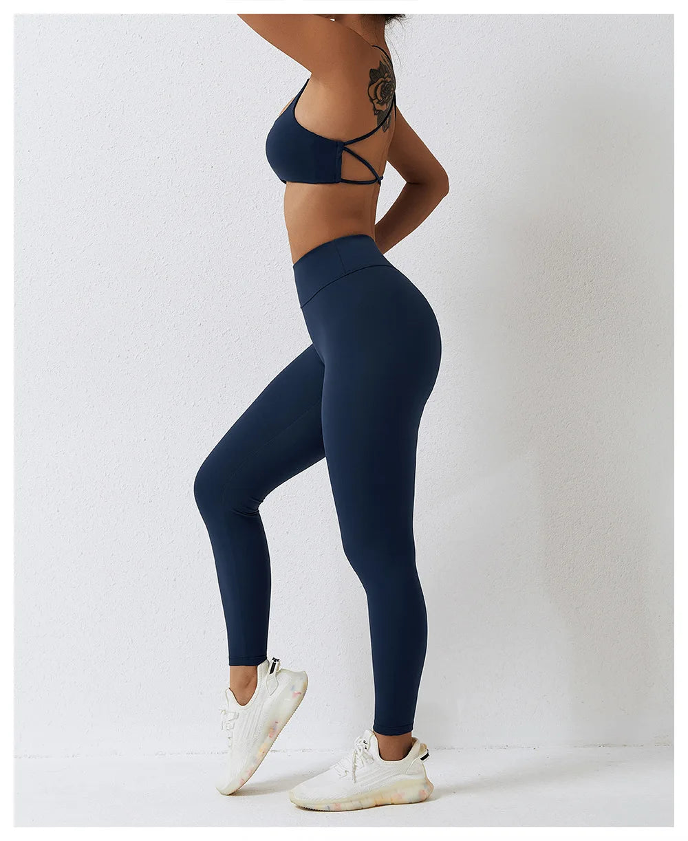 Seamless Yoga Set Workout Sportswear Gym Clothing 2Pcs Sport Sets Women