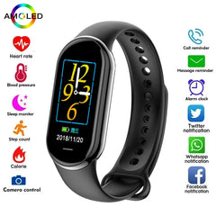 NEW M8 Band Sports Smart Watch Music Control Fitness Calorie Track Bracelet Phone Information Remind Steps Bluetooth Smart Watch