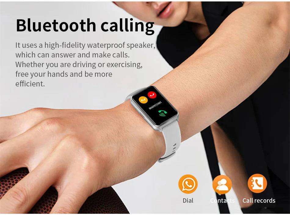 HD Bluetooth Call Smart Watch Men's Bracelet Fashion Women Smart Watch Android IOS