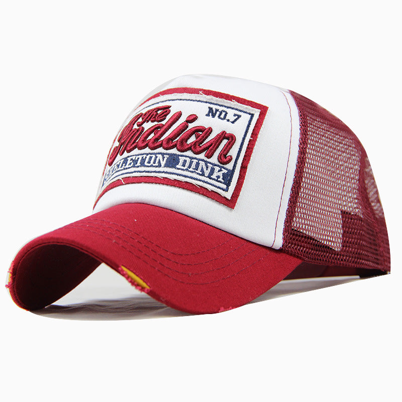 Fashion Letter Embroidery Baseball Cap For Men Women Summer Breathable Mesh Snapback Hat Unisex Hip Hop Trucker Bone Gorras