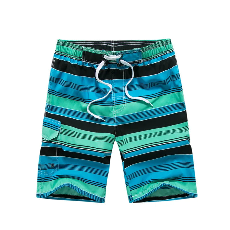 Summer Men's Beach Shorts Printing Casual Loose Hawaii Quick Dry Board Shorts Bermuda Surf Board Shorts Mens Short Pants