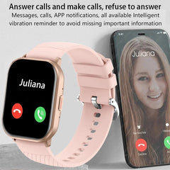 2026 New Lady fashion Smart Watch Men Women Heart Rate Blood Pressure Fitness Tracker Bluetooth Call Smartwatch Man For Android