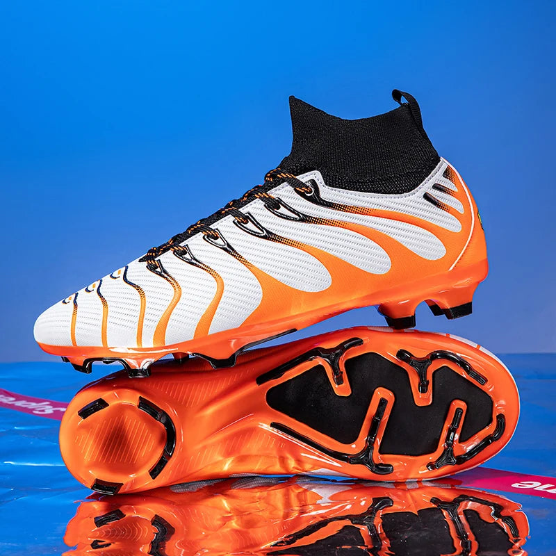 Soccer Cleats Men Sneakers Soccer Shoes Breathable Adult Kids TF/FG Football Boots