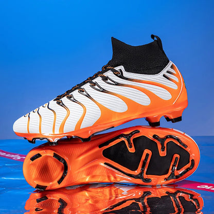 Soccer Cleats Men Sneakers Soccer Shoes Breathable Adult Kids TF/FG Football Boots