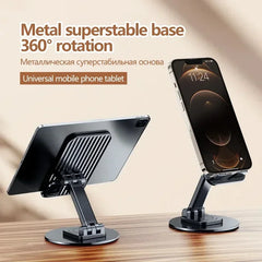 Portable Aluminum Alloy Desk Tablet Phone Holder Bracket Folding Stand For iPhone