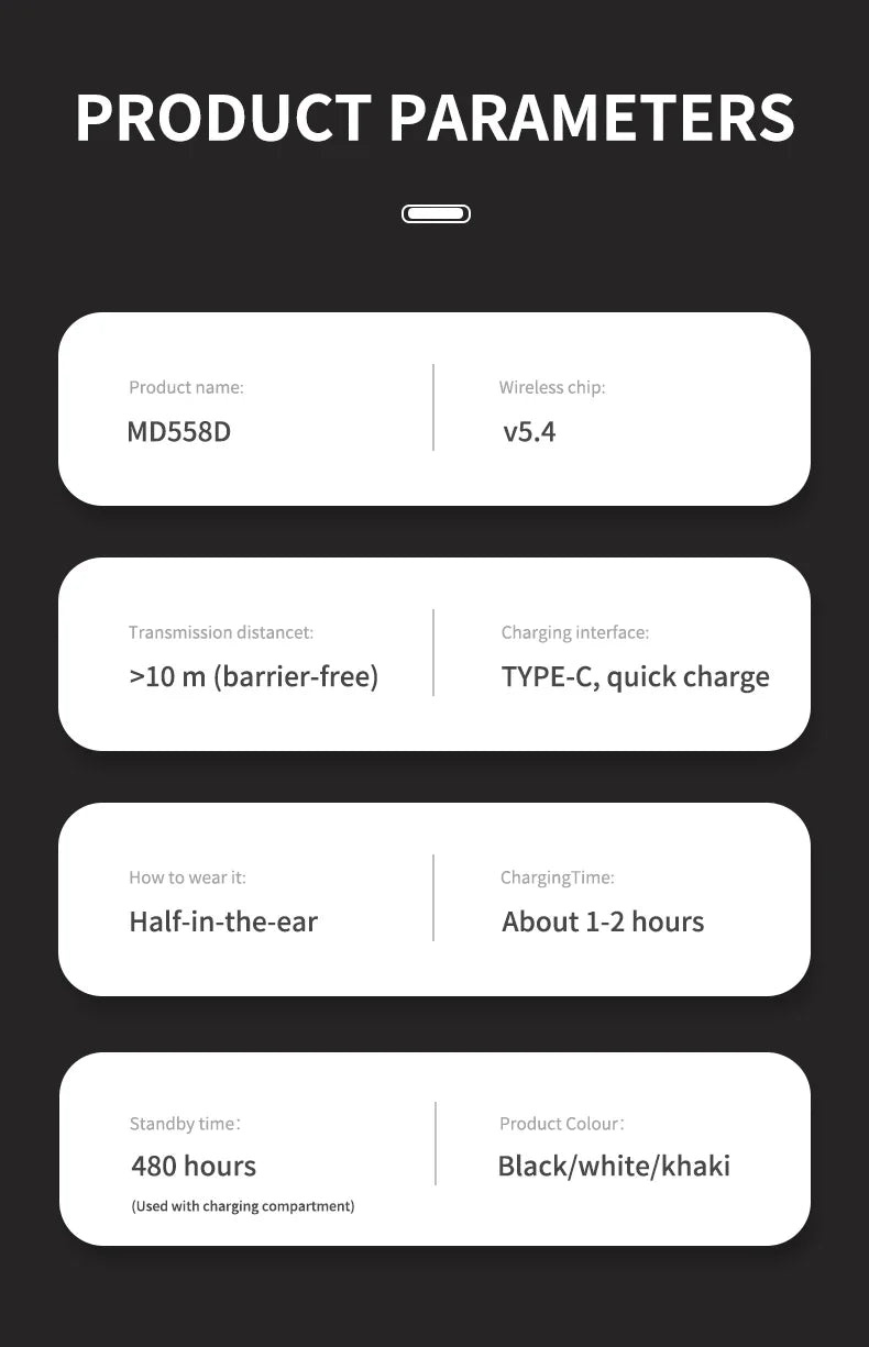 Wireless Sports Bluetooth Headphones Highend Tws Dual Ear Sleep In Ear Md538 Mini Painless Call Noise Cancelling Thin Headphones