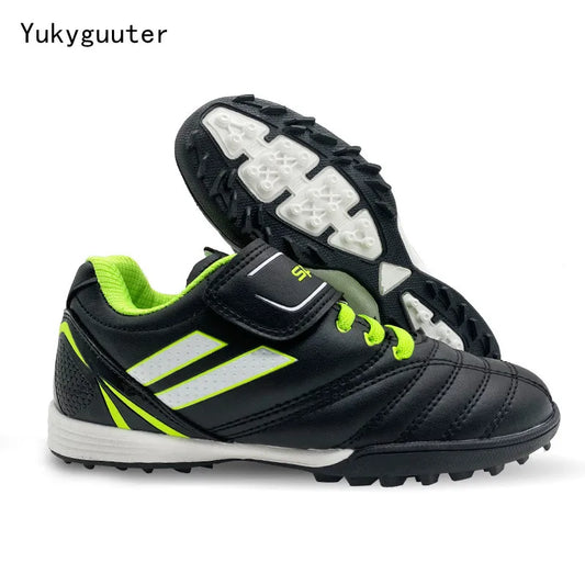 Children Football Shoes Soccer Boots Kids Boy Girl Sneakers Leather