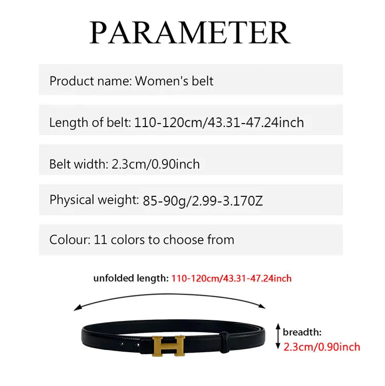 Women Long Belt Adjustable Waist Belt for Dresses Jeans, Skinny Fit
