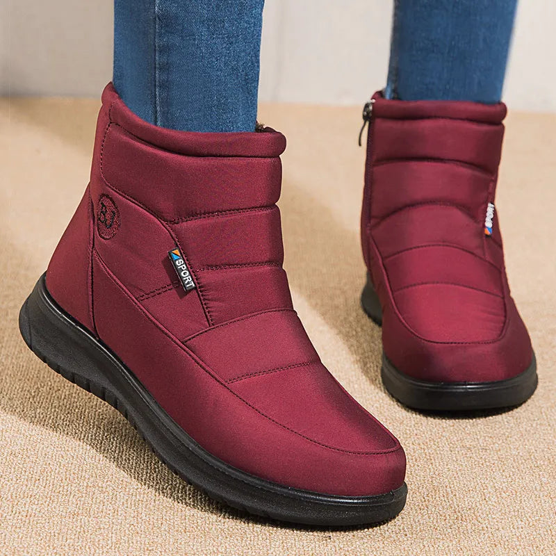 Women Boots Waterproof Snow Boots For Winter Shoes