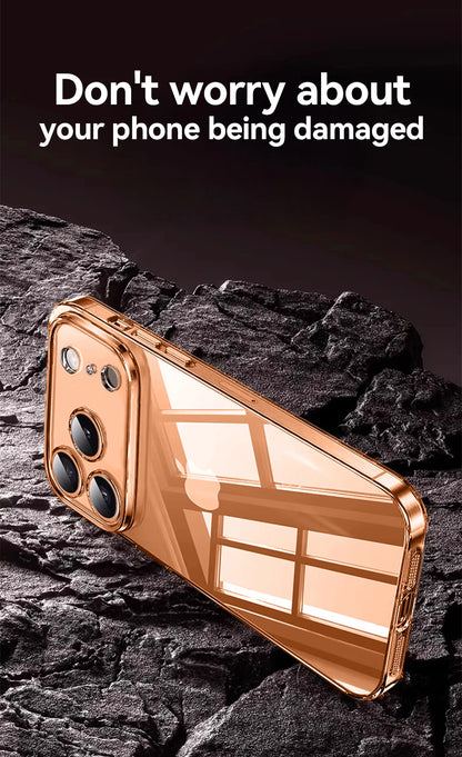 Joyroom Clear Case For iPhone 17 Pro Max Anti-drop Transparent Cover Non-yellowing Shockproof Ultra Slim Cover Screen Protection