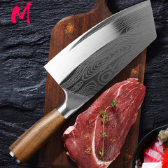 Kitchen Knife Cleaver Chef Knife Stainless Steel Razor Sharp Slicing Chopping Meat